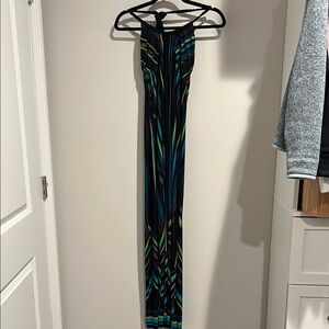 Multicolor Striped Maxi Dress